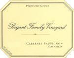 Bryant Family Vineyard - Cabernet Sauvignon Napa Valley 2012