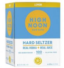High Noon Sun Sips -  Vodka & Soda Lemon 12can 4pk (4 pack 12oz cans) (4 pack 12oz cans)